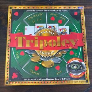 Tripoly: Special Edition COMPLETE Cadaco Rotating Turntable 65th Anniversary